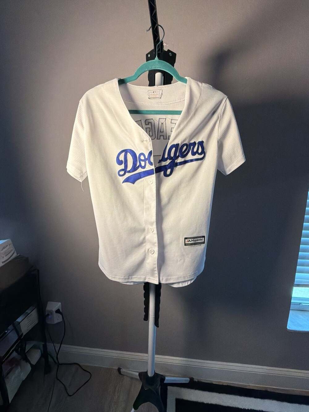 Majestic Los Angeles Dodgers Cool Base Women's White Baseball Jersey